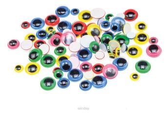 RUCHOME OCZKA KOLOR 6,8,10 MM 80 SZT 1966