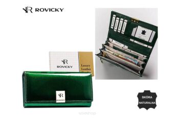 PORTFEL DAMSKI SKÓRA RH-27A-1-SH GREEN 8230 NN