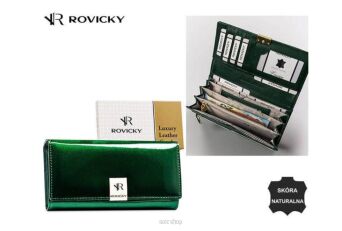 PORTFEL DAMSKI SKÓRA RH-27A-1-SH GREEN 8230 NN