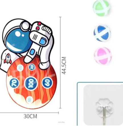 TARCZA RZUTKI NA PRZYSSAWKI ASTRONAUTA 44X30 6235