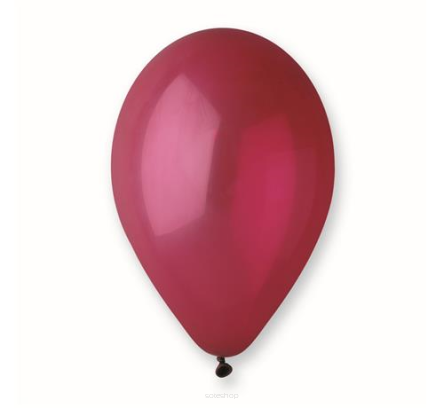 BALONY PASTEL BORDOWY 10' 100 SZT [50] 4718 NN