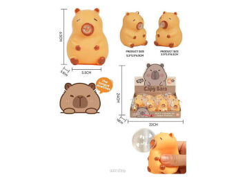 GNIOTEK SQUISHY KAPIBARA 6,5 CM (12) 3255