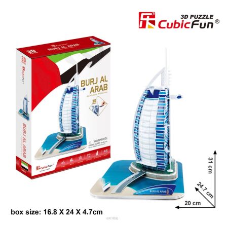 PUZZLE 3D BUDYNEK BURJAL ARAB 46 EL 0657