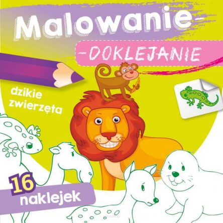 MALOWANIE DOKLEJANIE DZIKIE ZWIERZĘTA 9970