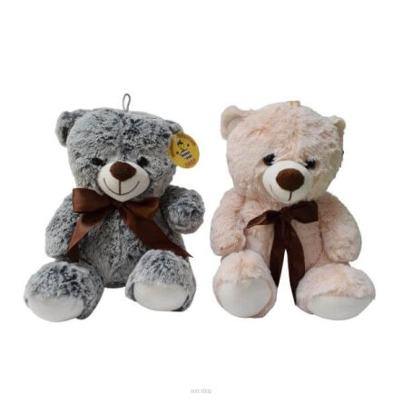 PLUSZ MIŚ Z BRĄZOWĄ KOKARDĄ 25 CM 9790