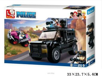 KLOCKI SLUBAN POLICE AUTO POLICJA SWAT 293 EL 7081