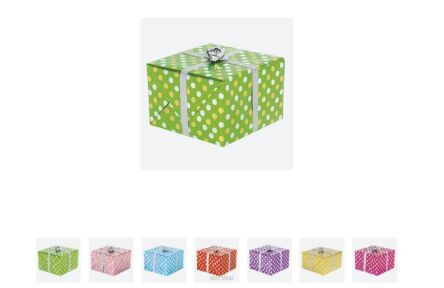 PAPIER OZDOBNY 200x70 METALICZNY KROPKI (50) 2001