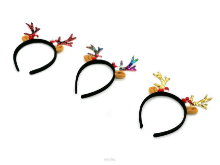 @@ OPASKA ŚWIĄTECZNA ROGI RENIFERA 21X15 CM 5545