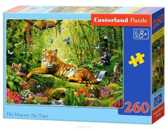 CASTOR PUZZLE 260 HIS MAJESTY THE TIGER 7569