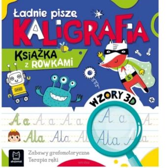 KALIGRAFIA ŁADNIE PISZE KSIĄŻKA Z ROWKAMI 0751