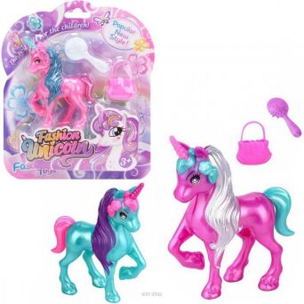 KONIK JEDNOROŻEC Z AKCESORIAMI 17X21 CM 6130