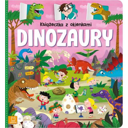 KSIĄŻECZKA Z OKIENKAMI DINOZAURY 4766