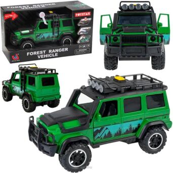 AUTO JEEP LEŚNICZEGO ŚW. DŹW. 30X17 CM 7359