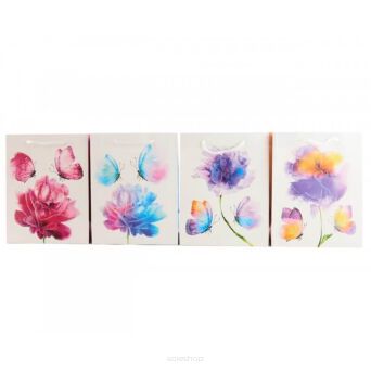 TOREBKA PREZENTOWA KWIATY 23X18 CM (12) 4488
