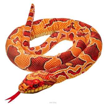 PLUSZ WĄŻ CZERWONO-POMARAŃCZOWY 180 CM 2035 NN