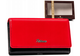 PORTFEL DAMSKI SKÓRZANY KA-19-4214 RED/BL 4214 NN