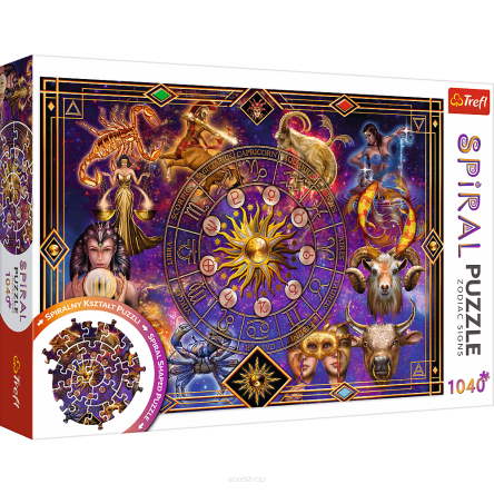 TREFL PUZZLE 1040 SPIRAL ZNAKI ZODIAKU 0151 NN