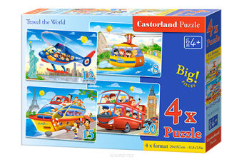 CASTOR PUZZLE 8-12-15-20 TRAVEL THE WORLD 1015