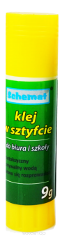 KLEJ W SZTYFCIE ZIELONY 9G [24] 3533 1193