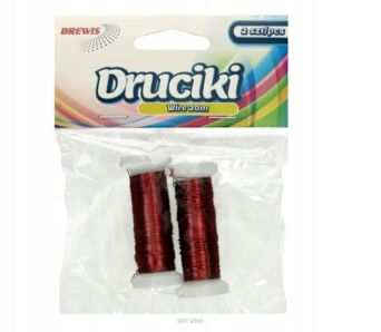 DRUCIK FLORYSTYCZNY 20M CZERWONY 3625