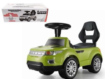 JEŹDZIK AUTO ZIELONY / CZERWONY 60X35X25 CM 3037