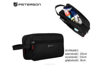 KOSMETYCZKA MĘSKA PTN KOS-ME-2 BLACK 6160 NN