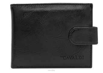 PORTFEL MĘSKI F18-PAL41W-BL BLACK 8105 NN