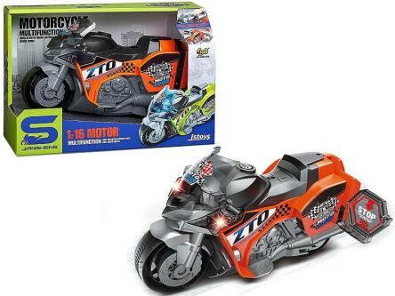 MOTOR ŚCIGACZ ŚW. DŹW. 30X19 CM 6864