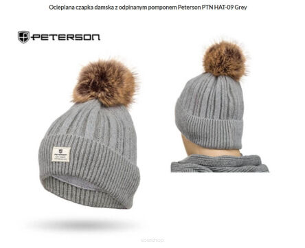 CZAPKA PTN HAT-09 GREY 7798 NN