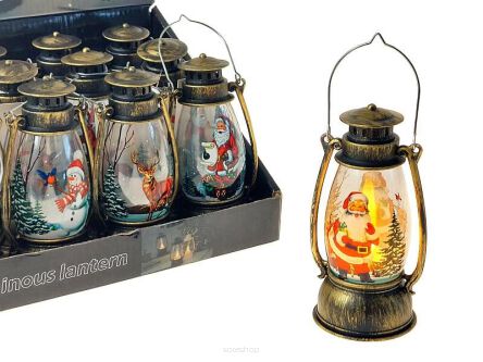 LAMPKA LATARENKA LED NAFTO MOTYW ŚW 12,5 (12) 4504